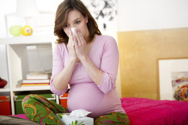Простуда у беременной женщины
