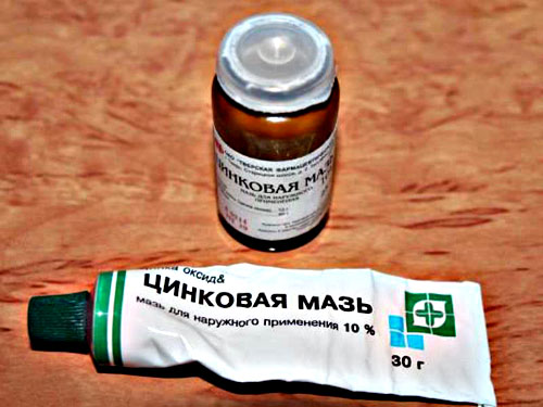 Упаковка и тюбик цинковая мазь лекарство